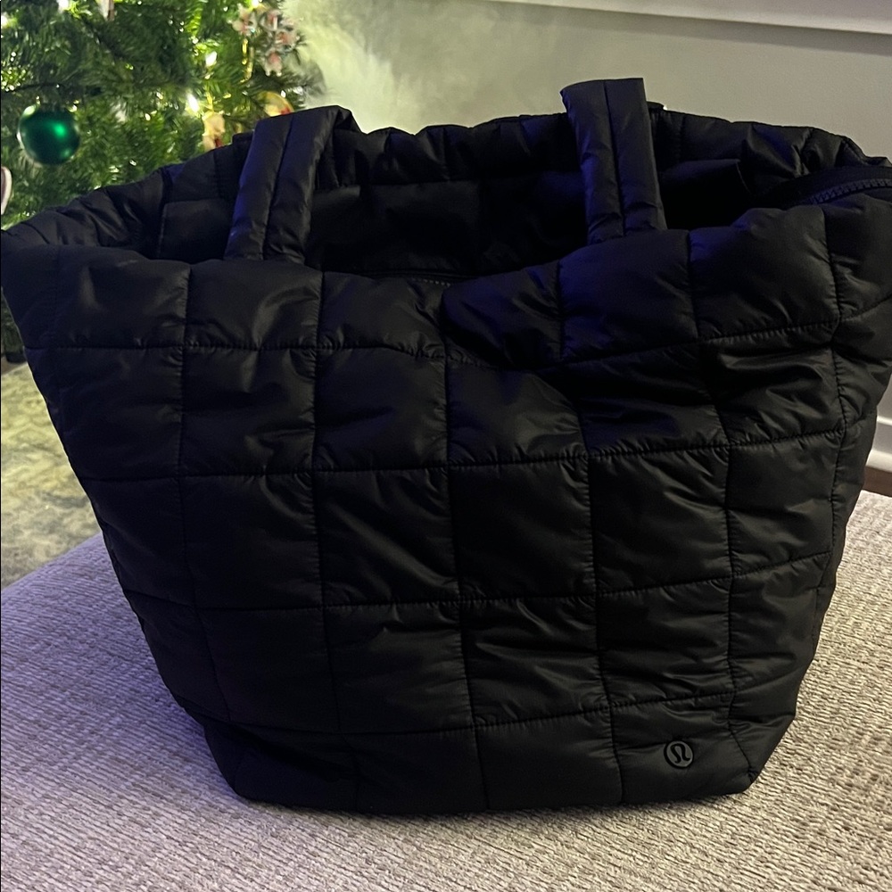 lululemon athletica Quilted Black Tote